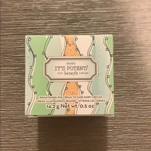 It’s potent benefit eye cream